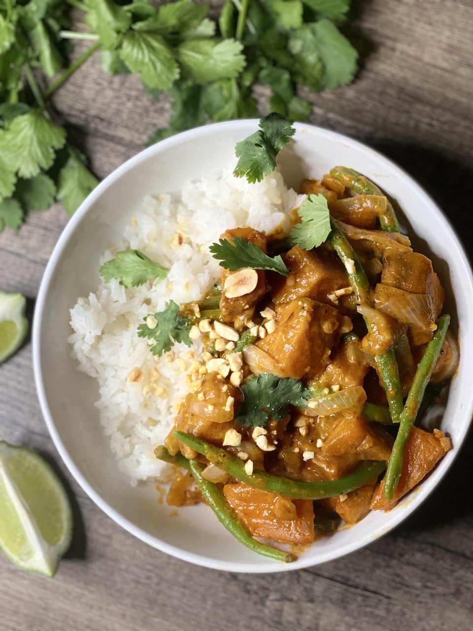 Sweet Potato and Peanut Curry