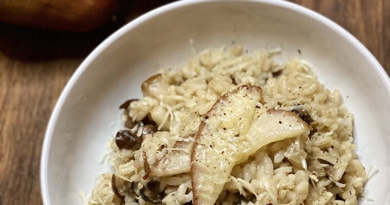 Truffle and Pear Risotto