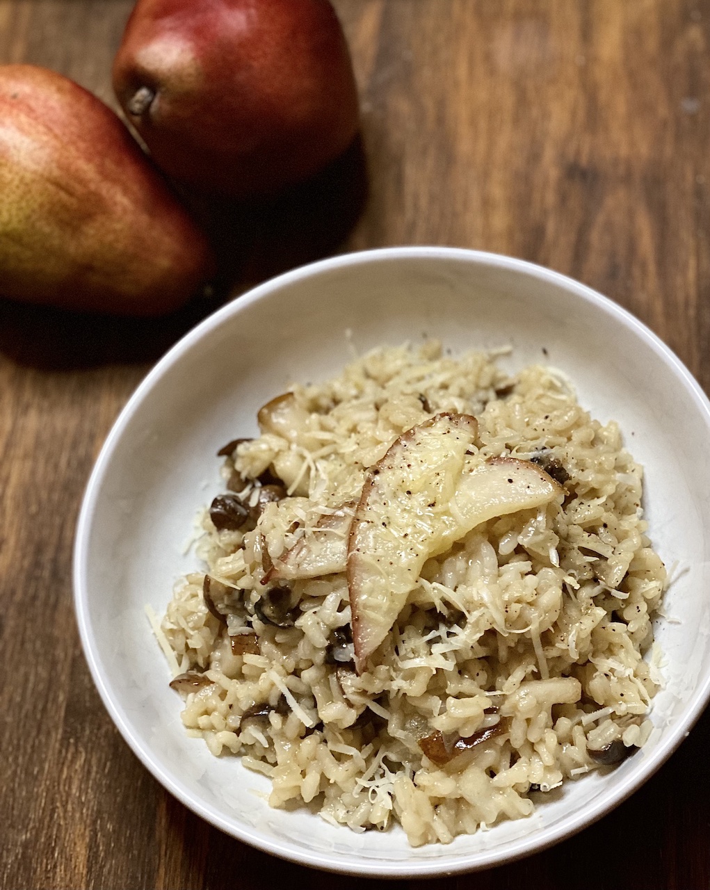 Truffle and Pear Risotto